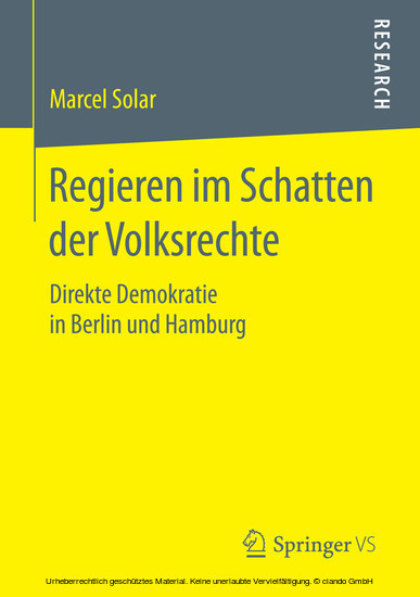 Regieren im Schatten der Volksrechte main product photo