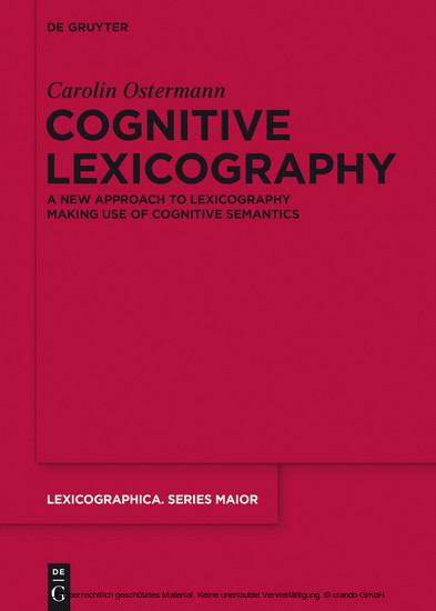 Cognitive Lexicography main product photo