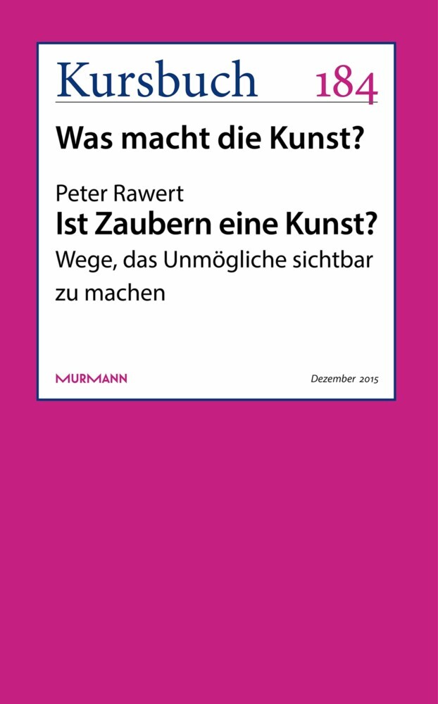 Ist Zaubern eine Kunst? main product photo