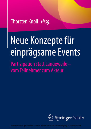 Neue Konzepte für einprägsame Events main product photo