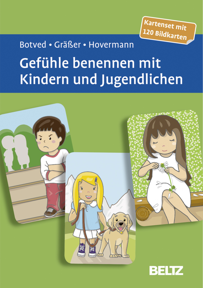 Gefühle benennen mit Kindern und Jugendlichen, Bildkarten main product photo