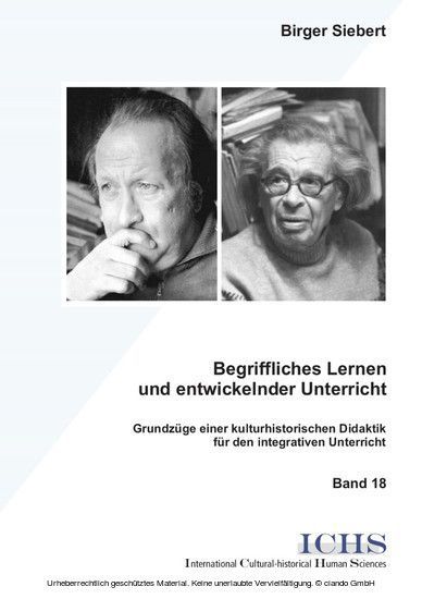 Begriffliches Lernen und entwickelnder Unterricht main product photo