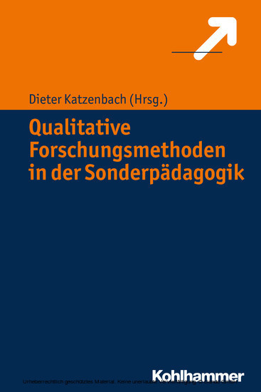 Qualitative Forschungsmethoden in der Sonderpädagogik main product photo