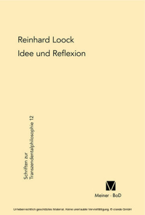 Idee und Reflexion bei Kant