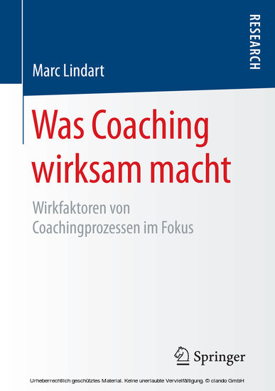 Was Coaching wirksam macht main product photo