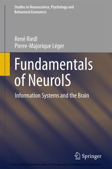 Fundamentals of NeuroIS main product photo