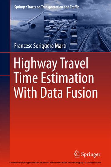 Highway Travel Time Estimation With Data Fusion main product photo