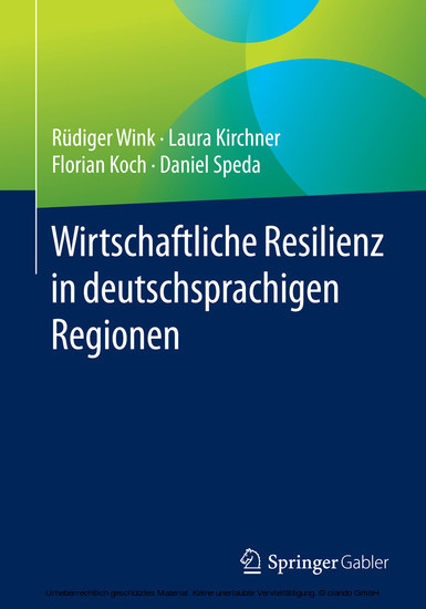 Wirtschaftliche Resilienz in deutschsprachigen Regionen main product photo