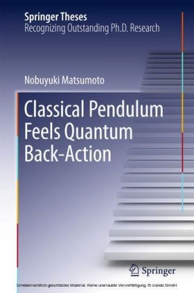 Classical Pendulum Feels Quantum Back-Action