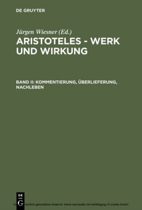 Kommentierung, Überlieferung, Nachleben