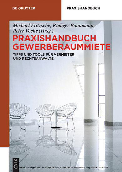 Praxishandbuch Gewerberaummiete main product photo