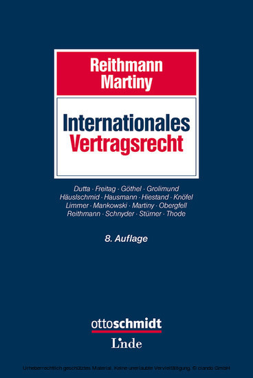 Internationales Vertragsrecht main product photo