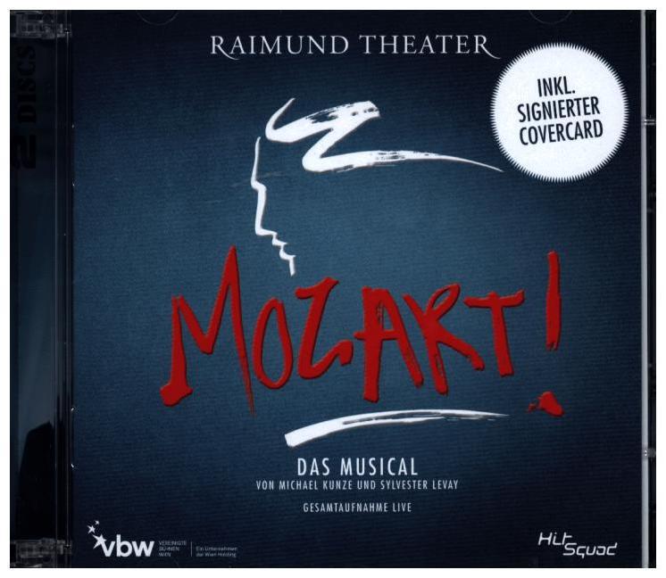 Mozart! - Das Musical - Gesamtaufnahme Live, 2 Audio-CD main product photo