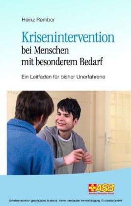 Krisenintervention bei Menschen mit besonderem Bedarf