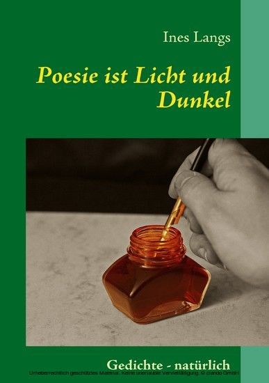 Poesie ist Licht und Dunkel main product photo