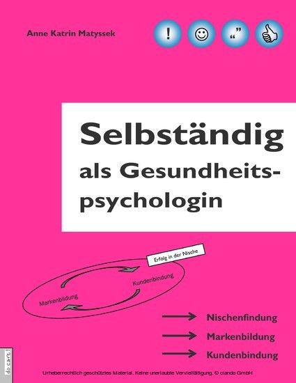 Selbständig als Gesundheitspsychologin main product photo
