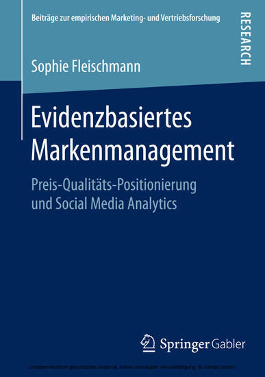Evidenzbasiertes Markenmanagement main product photo