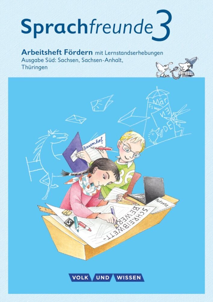 Sprachfreunde - Sprechen - Schreiben - Spielen - Ausgabe Süd (Sachsen, Sachsen-Anhalt, Thüringen) - Neubearbeitung 2015 - 3. Schuljahr main product photo