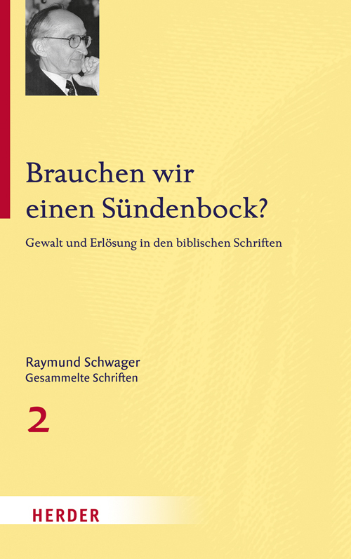 Raymund Schwager Gesammelte Schriften main product photo