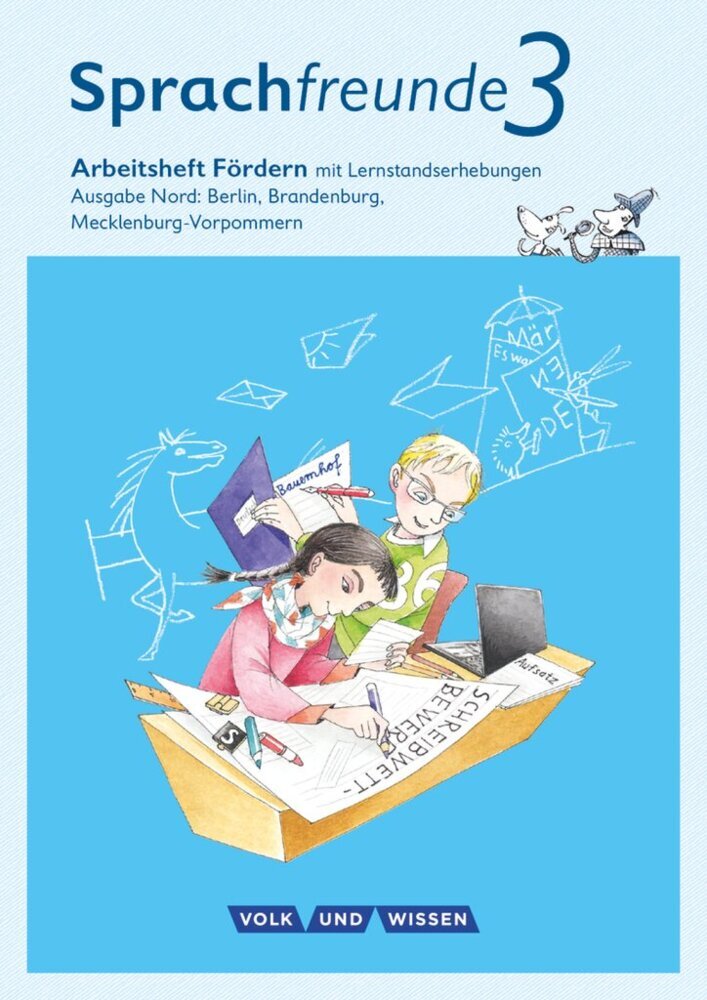 Sprachfreunde - Sprechen - Schreiben - Spielen - Ausgabe Nord (Berlin, Brandenburg, Mecklenburg-Vorpommern) - Neubearbeitung 2015 - 3. Schuljahr main product photo