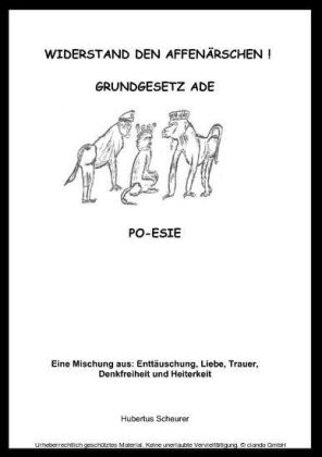 Widerstand den Affenärschen!
