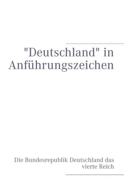 "Deutschland" in Anführungszeichen main product photo