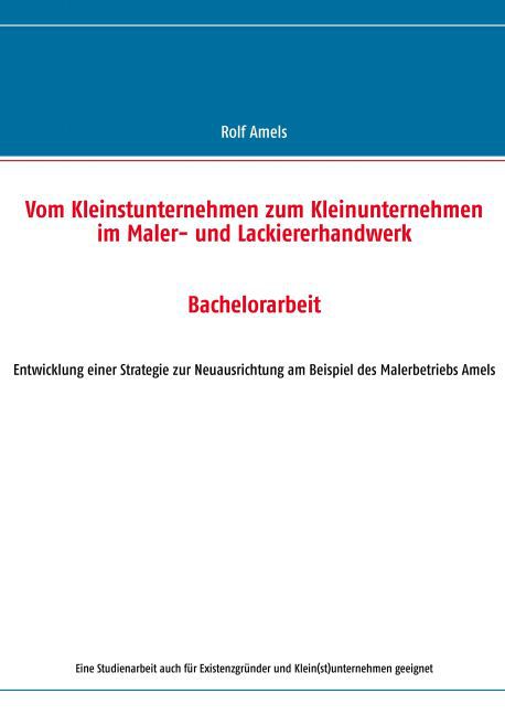 Vom Kleinstunternehmen zum Kleinunternehmen im Maler- und Lackiererhandwerk main product photo