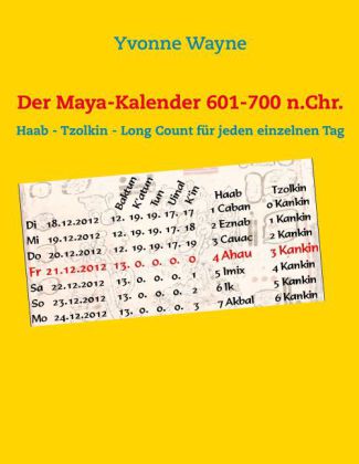 Der Maya-Kalender 601-700 n.Chr.