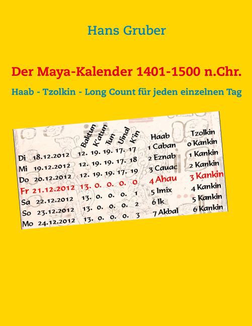 Der Maya-Kalender 1401-1500 n.Chr. main product photo
