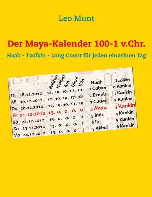Der Maya-Kalender 100-1 v.Chr. main product photo