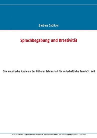 Sprachbegabung und Kreativität main product photo