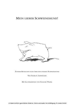 Mein lieber Schweinehund!