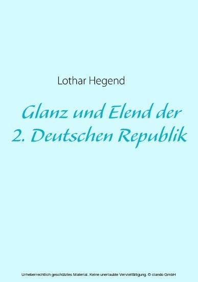 Glanz und Elend der 2. Deutschen Republik main product photo