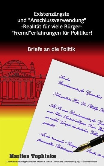 Existenzängste und 'Anschlussverwendung' -Realität für viele Bürger- 'Fremd'erfahrungen für Politiker! main product photo