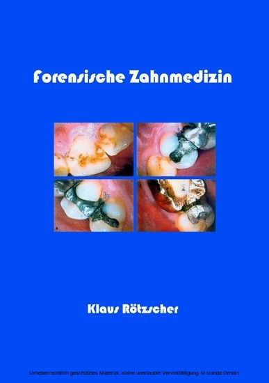 Forensische Zahnmedizin main product photo