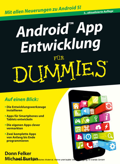 Android App Entwicklung für Dummies main product photo