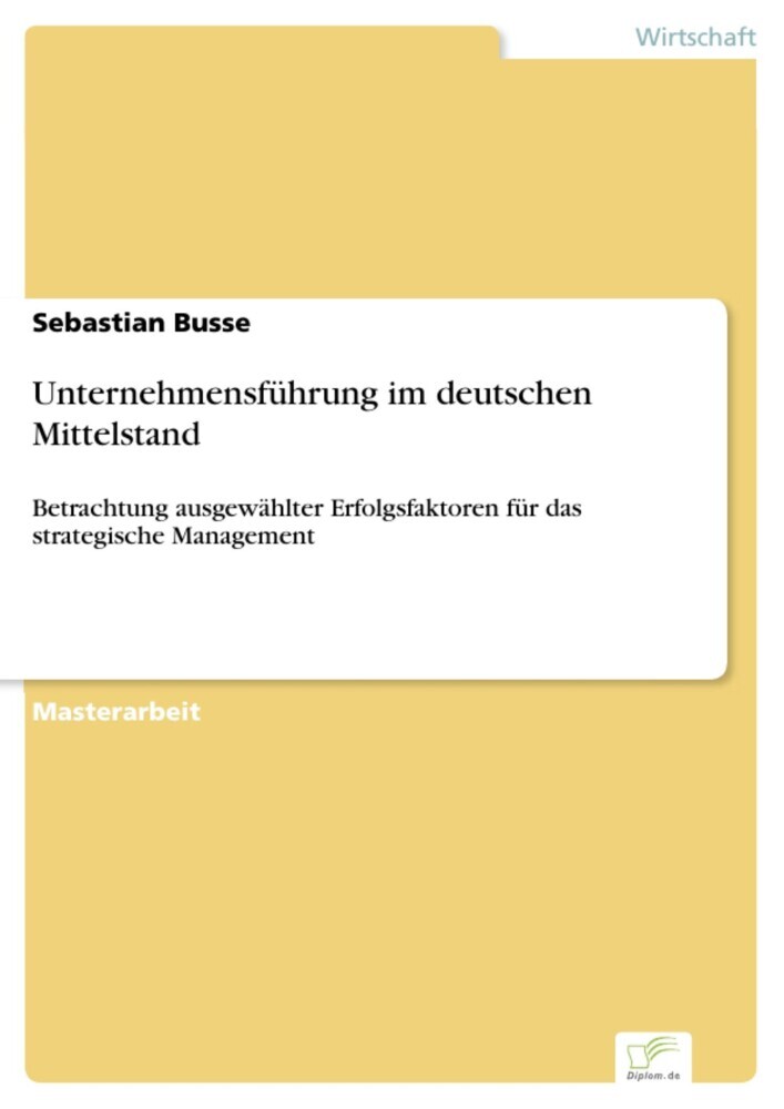 Unternehmensführung im deutschen Mittelstand main product photo