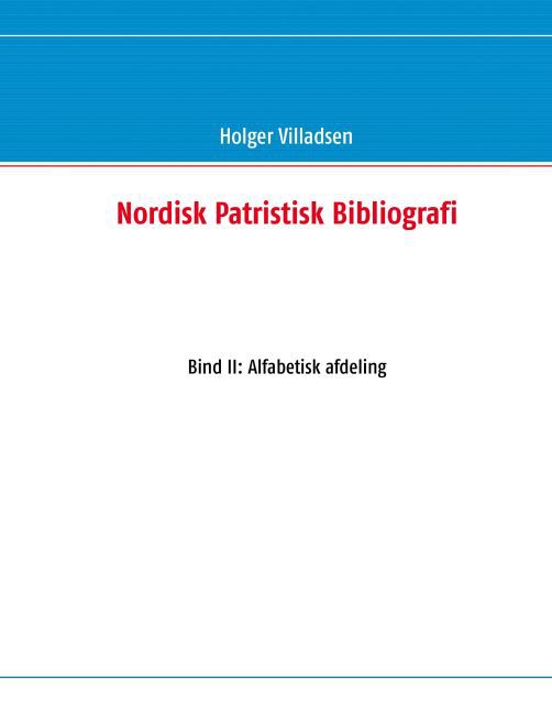 Nordisk Patristisk Bibliografi main product photo