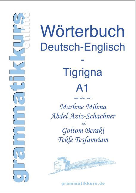 Wortschatz Deutsch-Englisch-Tigrigna Niveau A1 main product photo