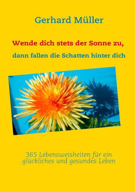 Wende dich stets der Sonne zu, dann fallen die Schatten hinter dich main product photo