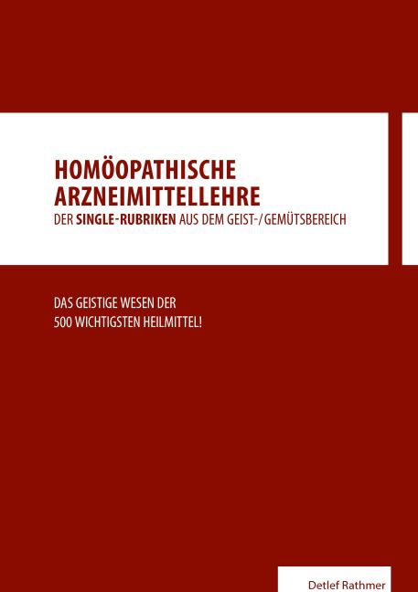 Homöopathische Arzneimittellehre aus dem Geist-/Gemütsbereich main product photo