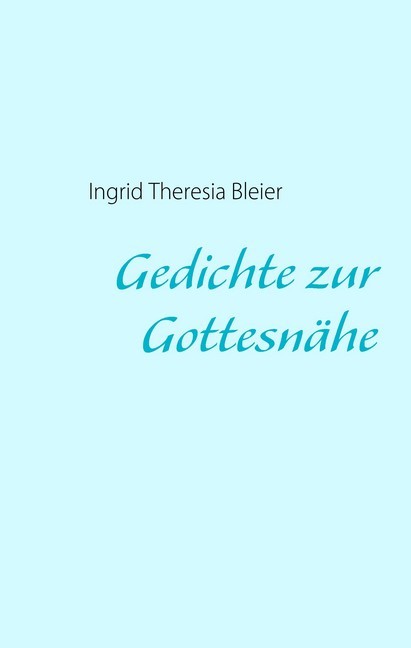 Gedichte zur Gottesnähe main product photo