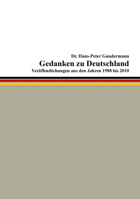 Gedanken zu Deutschland main product photo