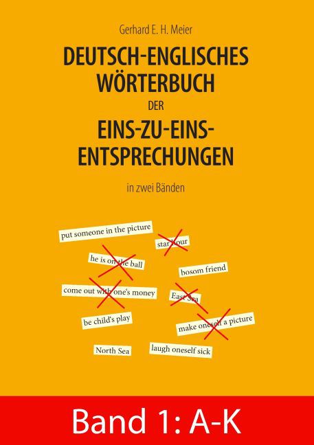 Deutsch-englisches Wörterbuch der Eins-zu-eins-Entsprechungen in zwei Bänden main product photo