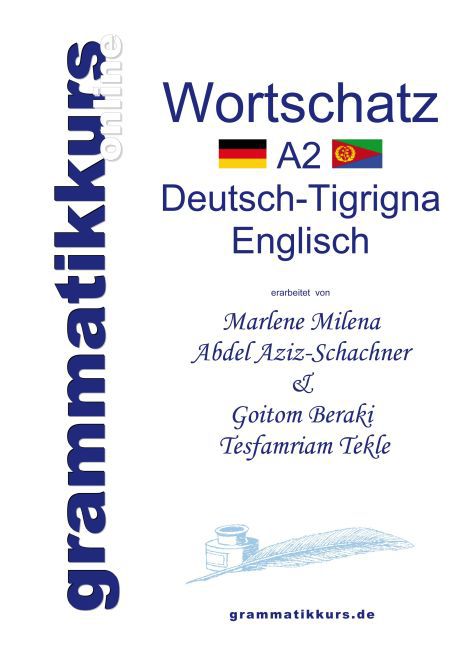 Wörterbuch A2 Deutsch-Tigrigna-Englisch main product photo