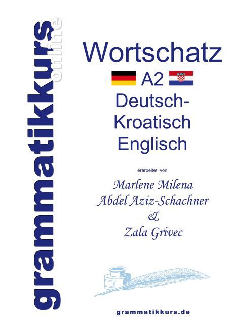 Wörterbuch A2 Deutsch - Kroatisch - Bosnisch - Serbisch - Englisch main product photo