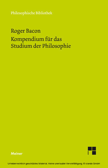 Kompendium für das Studium der Philosophie main product photo