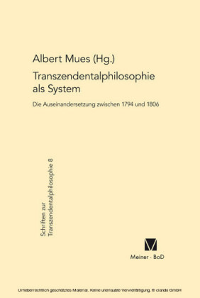 Transzendentalphilosophie als System