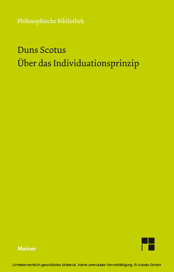 Über das Individuationsprinzip main product photo