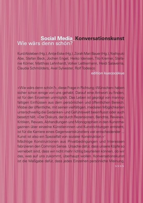 Social Media_Konversationskunst. Wie wärs denn schön? main product photo